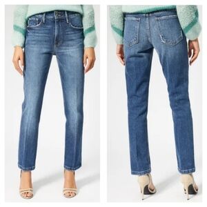 Frame Le Sylvie Slender Straight Leg High Rise Heritage Jeans Size 23